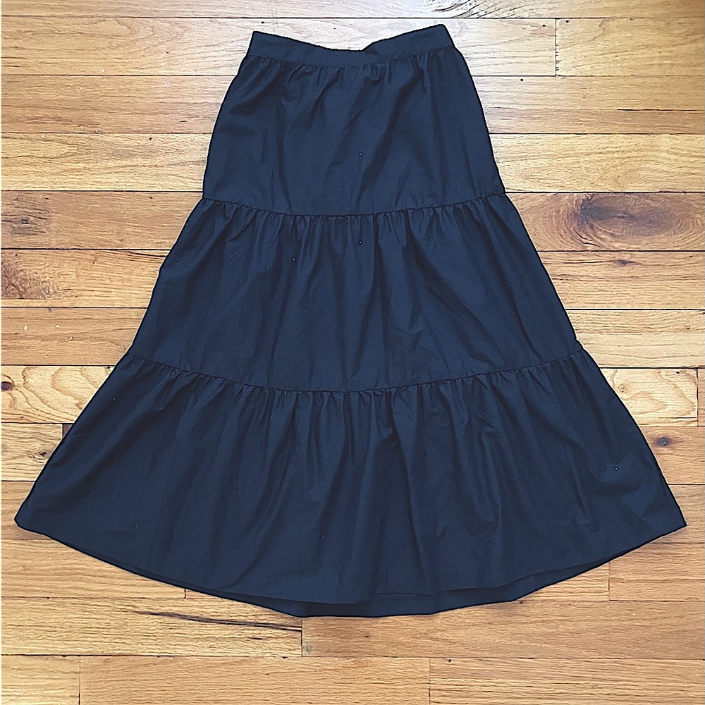 Black Tiered Skirt